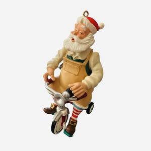 HALLMARK Keepsake Santa On Tricycle Christmas Ornament 12TH In SERIES